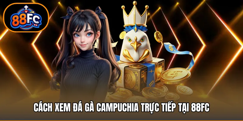 Cách xem đá gà campuchia trực tiếp tại 88FC