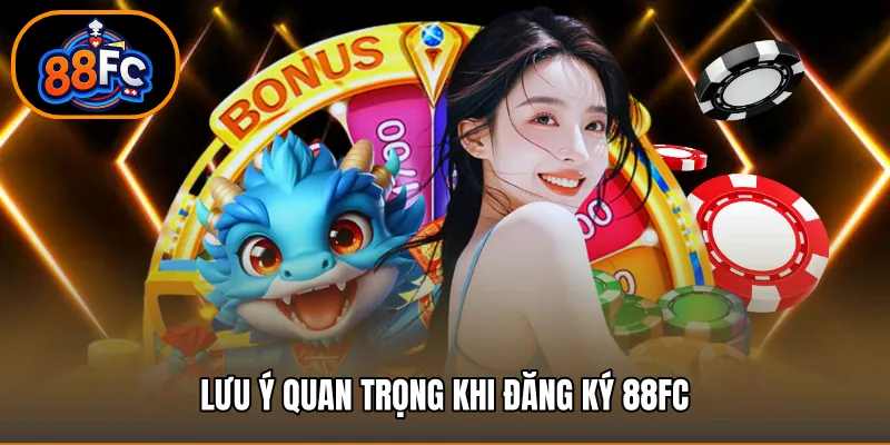 Lưu ý quan trọng khi đăng ký 88FC